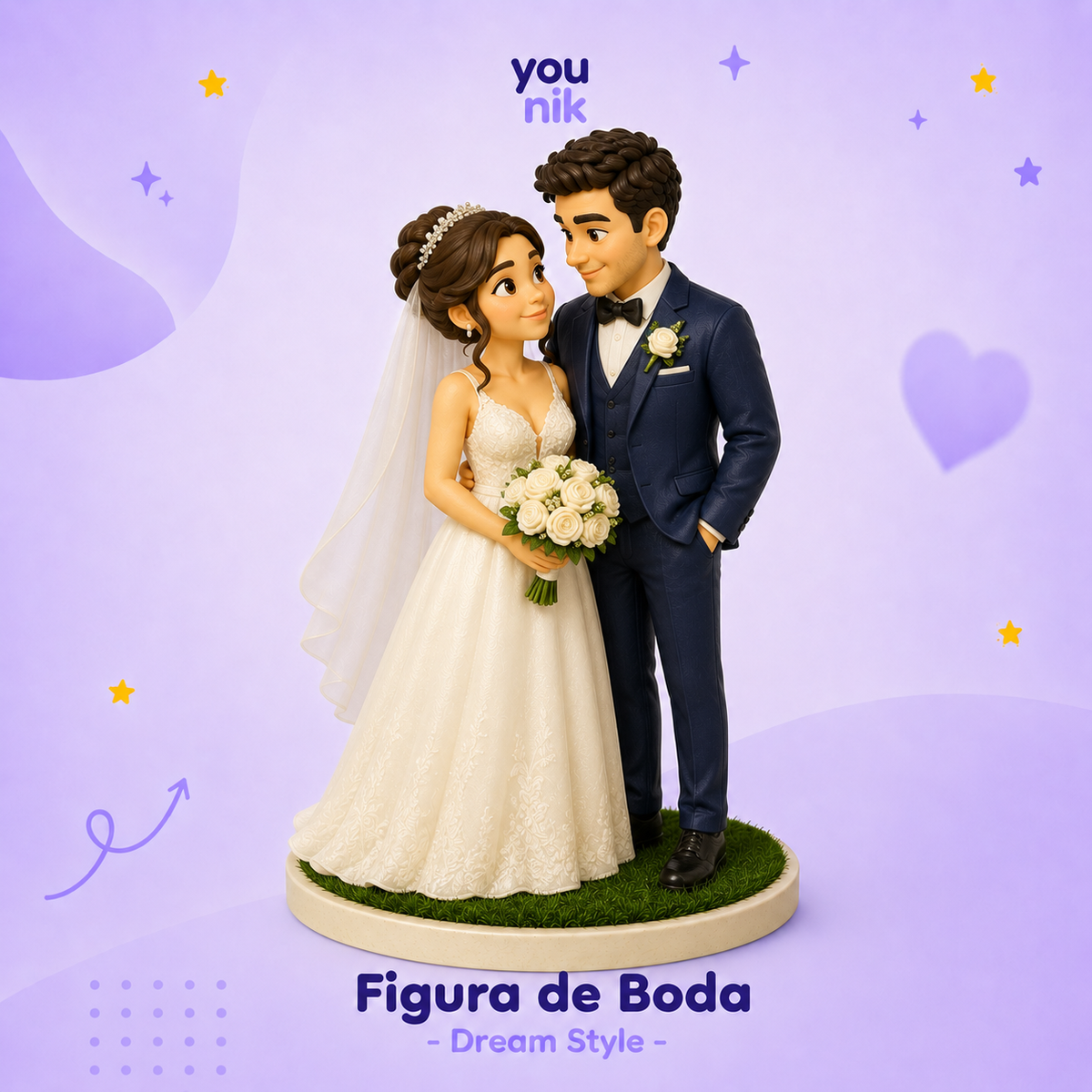 Figura de boda (novios)