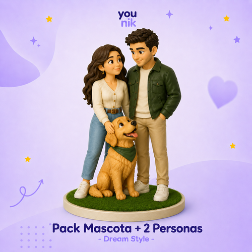 Pack mascota + 2 personas